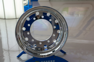 22.5X8ล้อ/ล้อรถบรรทุกทำจากอะลูมิเนียมอัลลอยด์ขนาด.25ดีไซน์แบบอเมริกันแฟชั่นแบบรวดเร็ว/ขัดเงาสองด้านและระบายออกได้ - Product Image 3