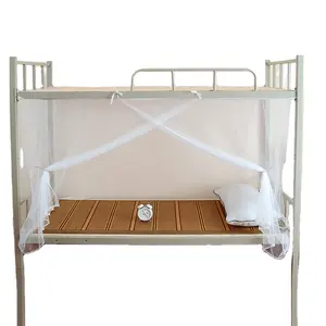 Dormitory mosquito net, single and double person household, safety free, dustproof, large top zippered mosquito net