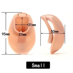 Thực Tế Âm Hộ Lỗ Chastity Lồng Với 4 Kích Thước Dương Vật Nhẫn Cho Nam Giới Đường Cong Âm Đạo Kết Cấu Gà Khóa Bondage Đồ Chơi Tình Dục Cho Người Đồng Tính Sissy - Product Image 6