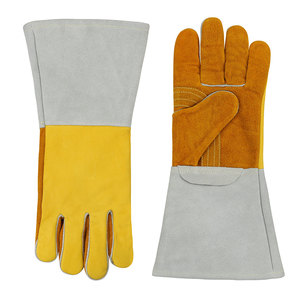 Gants <span class=keywords><strong>de</strong></span> soudage avec papier d'aluminium, gants <span class=keywords><strong>de</strong></span> travail en cuir, <span class=keywords><strong>gant</strong></span> <span class=keywords><strong>de</strong></span> soudage, travail du métal robuste - Product Image 5