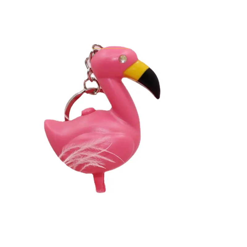 HY huisen 동물 # 불새 LED 사운드 라이트 열쇠 고리 공예 선물 반지 도매 장난감
