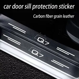 Película Protectora de Parachoques Trasero y Umbral de Fibra de Carbono DM, Adhesivos Antiarañazos e Impermeables para Automóviles con Adhesivo 3M4229P para Audi Q7 - Product Image 3