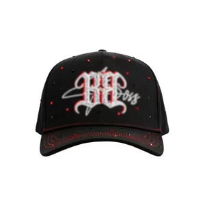 Gorra de béisbol deportiva de moda con 5 paneles, bordado 3D de la marca Axe y pedrería incrustada, estilo Hip Hop, visera curva, venta al por mayor - Product Image 3