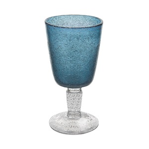 MEMENTO - CALICE DA VINO SERIE GOBLET IN VETRO BLU INTENSO 30CL - Product Image 1