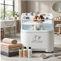 Baignoire clinique vétérinaire pour animaux de compagnie en acrylique médical standardisé, à marge commerciale élevée, pour la vente en gros B2B