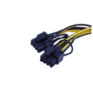 Graphics 8P to Dual 8PIN 8P 6+2P Power Supply Adapter Extension Cable PCIE Extender Cable Female to Male Cable 20cm - Product Image 1