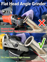 Meuleuse d'angle ultra-plat 125 mm à vitesse variable, moteur sans balais, tête d'engrenage fine pour le débavurage du métal et le meulage de moules