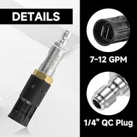 7-12 Gpm Buse de lavage douce en aval Buse de torsion pour nettoyeur haute pression Buse de pulvérisation longue portée