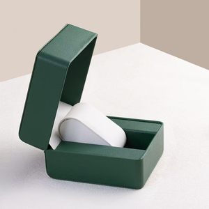 Cheap Price Round Angle <b>Watch</b> Box PU Leather <b>Watch</b> Storage Box Gift Box High-end <b>Wooden</b> <b>Watch</b> Packing - Product Image 4