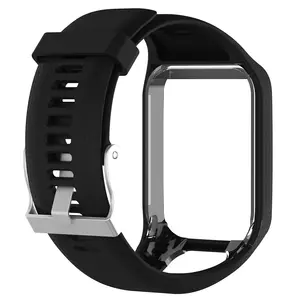 Voor Tomtom Spark 3 Siliconen Horloge Strapc Polsband Vervanging Accessoire Band Strap Voor Spark 3 Cardio