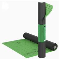 Membrane d'étanchéité autocollante pour toiture, membrane respirante autocollante pour toiture