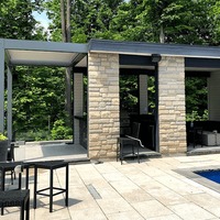 Pergola pare-soleil en aluminium de pergola de Louvre assemblée par haute performance pour la pergola de jardin de pavillon