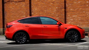 CARBINS brillant PET voiture vinyle PET brillant couleur rouge carmin emballage voiture autocollant <span class=keywords><strong>Wrap</strong></span> maître voiture <span class=keywords><strong>Wrap</strong></span> - Product Image 4