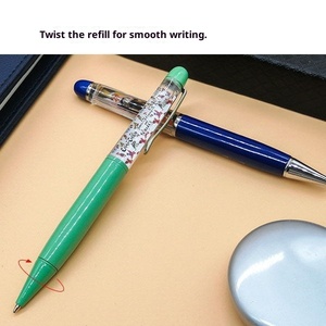 Stylo flottant 2D liquide avec logo personnalisé, fille dévêtue, femme sexy nue, charme en PVC, décollement des vêtements, stylo flottant fantaisie - Product Image 4