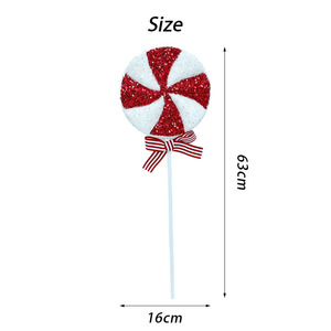 Sucettes de Noël personnalisées en vrac, mignonnes, roses et rouges, avec nœud décoratif, pour Noël, sucettes scintillantes, décoration de fête pour enfants à la maison - Product Image 3