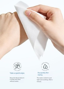 Lingettes de toilette non tissées personnalisées en usine, lingettes ménagères biodégradables jetables en gros pour soins intimes - Product Image 2