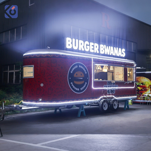 Remorque alimentaire certifiée CE DOT entièrement équipée, camion de café mobile, bar à café de rue avec éclairage LED <span class=keywords><strong>pour</strong></span> l'Europe - Product Image 1