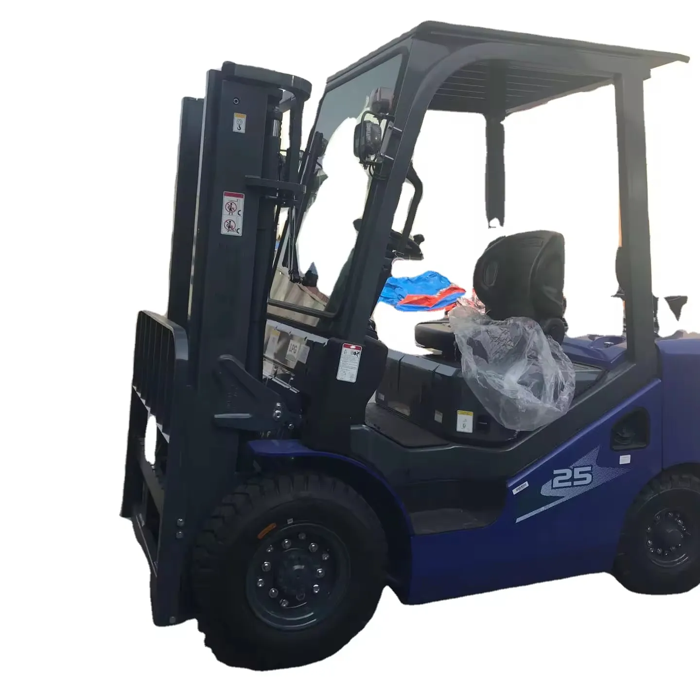 Çin marka yeni yüksek kaliteli yedek parça CPQYD25 2.5t LPG mini forklift fabrika doğrudan tedarik