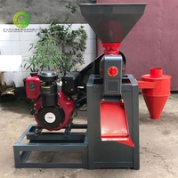 GD Vente directe usine – Moulin à céréales multifonctionnel 7,5 kW à moteur 380 V, haute efficacité 900 kg/h, décortiqueuse de riz commerciale