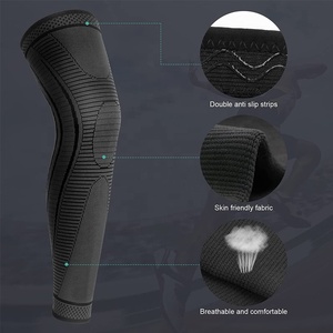 Longue jambe complète genouillère Compression genouillères pour ACLPCL ménisque déchirure arthrite <span class=keywords><strong>tendinite</strong></span> soulagement coude et genouillères pour hommes - Product Image 2