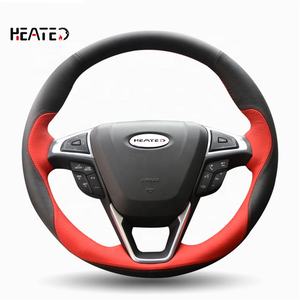 <span class=keywords><strong>Funda</strong></span> de Cuero Deportiva para <span class=keywords><strong>Volante</strong></span> de 4 Radios para <span class=keywords><strong>Ford</strong></span> <span class=keywords><strong>Mondeo</strong></span> Fusion Edge 2013-2019 - Product Image 4