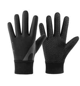 Gants chauds pour l'automne et l'hiver, antidérapants, résistants aux éclaboussures d'eau, résistants au froid, cinq doigts, vente en gros, épais, résistants au froid - Product Image 3