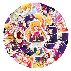 50PCS Nuevo anime lindo femenino dibujos animados Hoshino Ruby Hoshino <span class=keywords><strong>Kana</strong></span> <span class=keywords><strong>Oshi</strong></span> <span class=keywords><strong>No</strong></span> <span class=keywords><strong>Ko</strong></span> calcomanías - Product Image 3