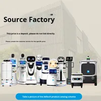 Robot Humanoide de Recepción Comercial - Nuevo Conserje de Hotel 2025, Recepcionista de Oficina con Sistema de Evitación de Obstáculos