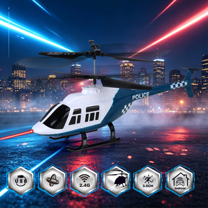 Hélicoptère RC 2.4G à vol stationnaire automatique avec décollage et atterrissage à une touche, hélicoptère télécommandé à direction complète, jouet <span class=keywords><strong>de</strong></span> <span class=keywords><strong>combat</strong></span> infrarouge pour enfants - Product Image 4