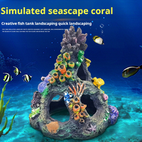 Petite taille écologique Aquarium décor résine simulé corail aquarium accessoires verre matière plastique 220v pour l'utilisation de l'eau