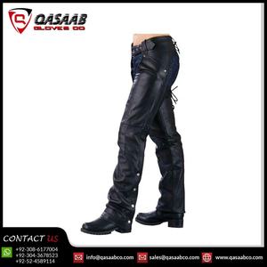 มอเตอร์ไบค์หนังวัวสีดำสำหรับผู้ใหญ่ - Product Image 3