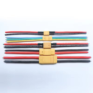 Cable de silicona de alta resistencia para conector de cargador de batería de iones de litio, cable conector macho y hembra XT30 XT60 XT90 Amass - Product Image 2