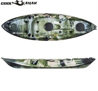 Kayak de Pêche de Luxe de 2,7 m, Assis sur le Dessus, Vente en Gros, Kayak en Plastique Pas Cher, Kayak-Canoë à Vendre