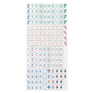 Tuiles de Mahjong Américain en Acrylique à 4 Couches, Uniques et Très Vendues, Luxe, Écologiques, Pliables et Durables pour <span class=keywords><strong>Jeu</strong></span> Décontracté des Enfants - Product Image 5