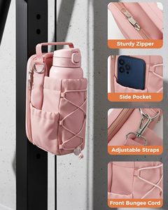 Sac de sport magnétique en néoprène avec 3 aimants intégrés, porte-bouteille et poches pour téléphone – Solution de transport pratique et confortable - Product Image 5