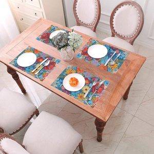 Custom Printed Logo Luxury Waterproof Eco-Friendly American Style MDF Cork <b>Board</b> Placemats Set Color Printing Wooden Decoration - Product Image 5
