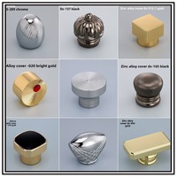 Capuchon de flacon de parfum en alliage de zinc, 15 trous, couleurs or, argent, noir, en stock, couvercle de parfum