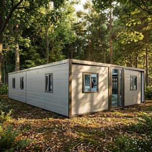 Bureau préfabriqué en conteneur de 20 pieds, bureau de chantier portable avec toilettes, bâtiment modulaire préfabriqué pour chantier de construction à faible coût - Product Image 1