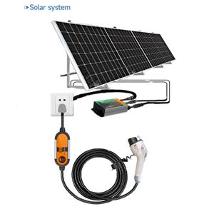 Estación de Carga Portátil para Vehículos Eléctricos de 3.5KW con Energía Solar, Control Remoto y Cable Personalizable para Uso Doméstico - Product Image 2