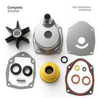 Kit de réparation de pompe à eau supérieure Jacey Marine pour moteur hors-bord 817275Q05 18-3147 12414, jeu de joints de carter d'impeller