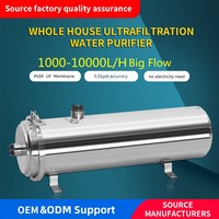 Membrane de filtration ultra en acier inoxydable 1000L bon prix aqua win filtre purificateur d'eau pour la maison potable