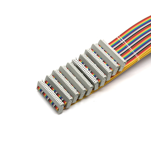 Dayanıklı Düz Tel Idc 2.54mm Aralıklı Gökkuşağı Şerit Kablo, Pcb ve Ev Aletleri Kablo Demeti için - Product Image 1