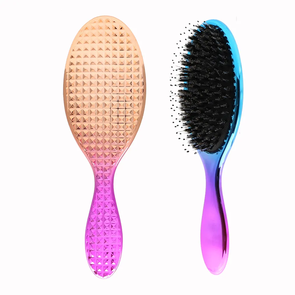 Hairextension-cepillo de pelo con Logo privado, cepillo de pelo con precio competitivo
