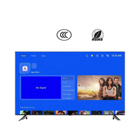 85-inch Smart Android LED QLED 4K UHD TV met Wi-Fi, zwart, op maat gemaakt voor hotelgebruik