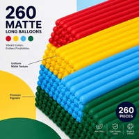 Vente en gros de toutes les couleurs 260 longs ballons torsadés décoration de fête d'anniversaire en latex modélisation magique 260q ballon pour la fête