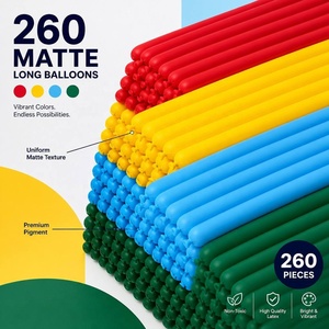 <span class=keywords><strong>Globos</strong></span> de Látex para Modelar, 260q, de Colores Variados, para Decoración de Fiestas de Cumpleaños, Venta al Por Mayor - Product Image 5