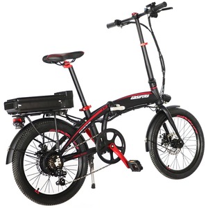 <span class=keywords><strong>Vélo</strong></span> électrique pliable en alliage d'aluminium 48V 250W, nouveau modèle, 20 pouces, avec frein à disque et batterie au lithium, vente chaude - Product Image 1