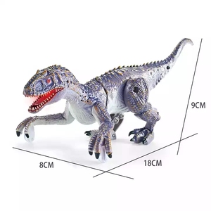 2.4G Télécommande Marche <span class=keywords><strong>Velociraptor</strong></span> Jouet RC Intelligent Simulation <span class=keywords><strong>Dinosaure</strong></span> avec Son/Lumière pour Enfants - Product Image 4