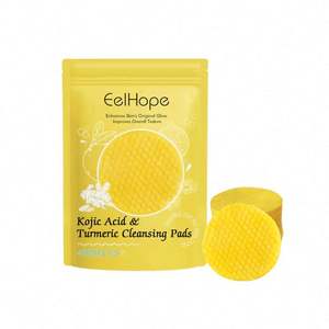 Almohadilla de ácido de cúrcuma Eelhope para una hidratación facial Suave, cuidado y limpieza de la piel refrescante - Product Image 1