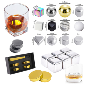 Argent Or Gris Blanc Noir Garde Vos Boissons Froides Pierre à Whisky Réutilisable Pierre à Glace Cube de Glace - Product Image 6